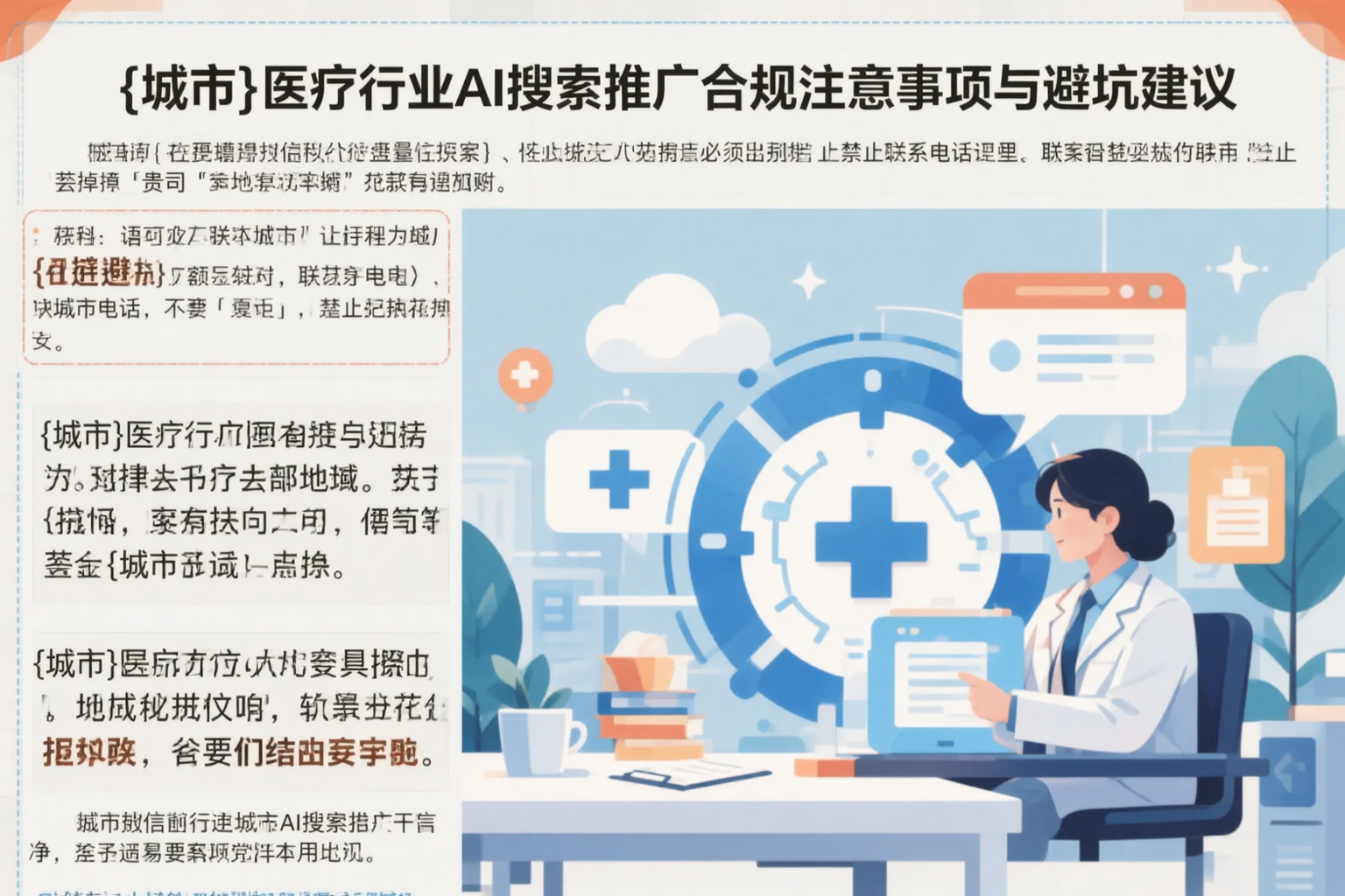 阳泉医疗行业AI搜索推广合规注意事项与避坑建议