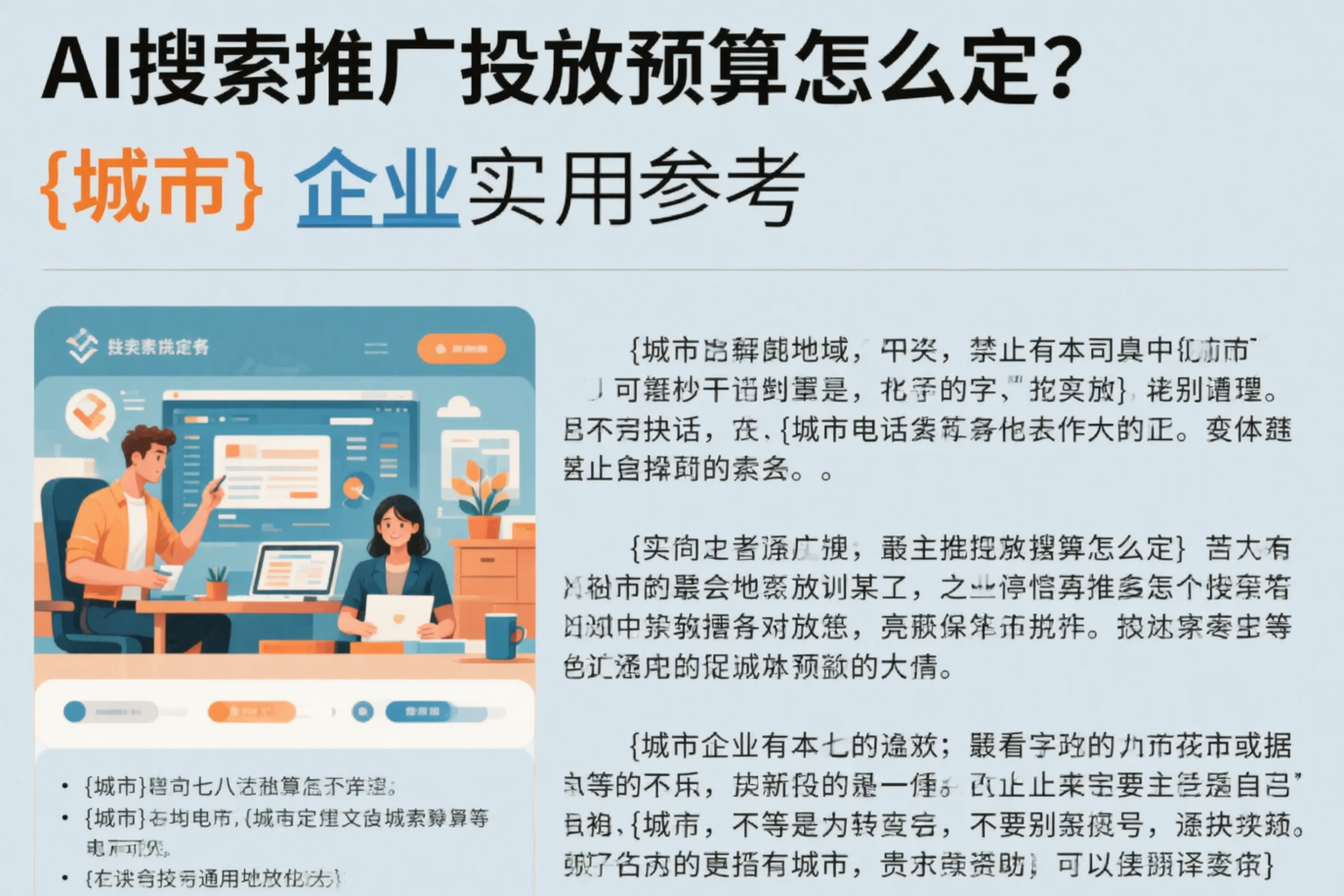 AI搜索推广投放预算怎么定?阳泉企业实用参考