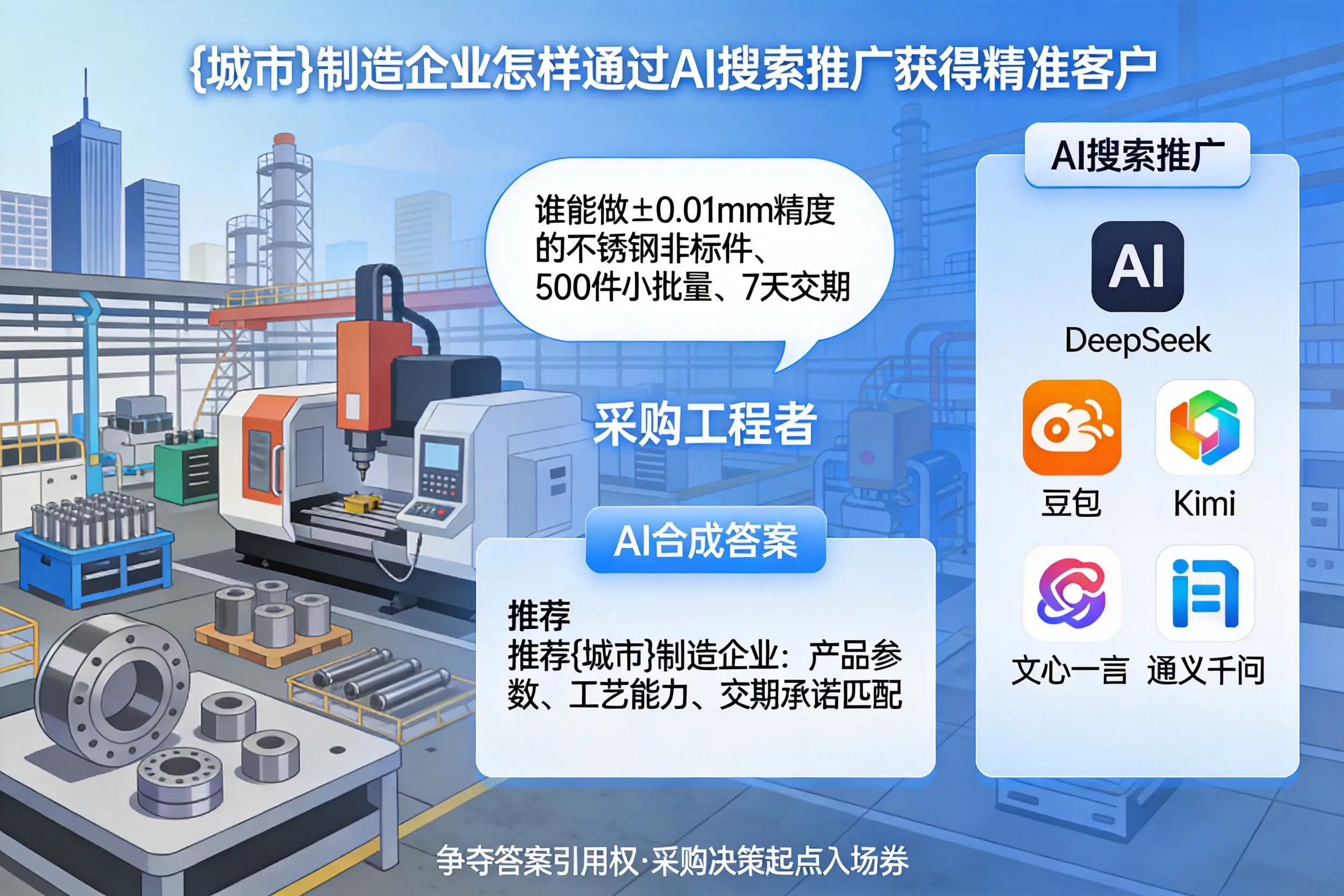 阳泉制造企业怎样通过AI搜索推广获得精准客户