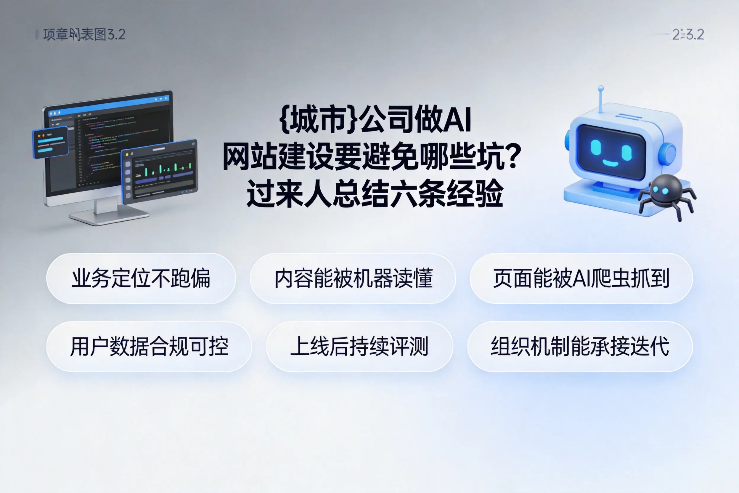 阳泉公司做AI网站建设要避免哪些坑?过来人总结六条经验
