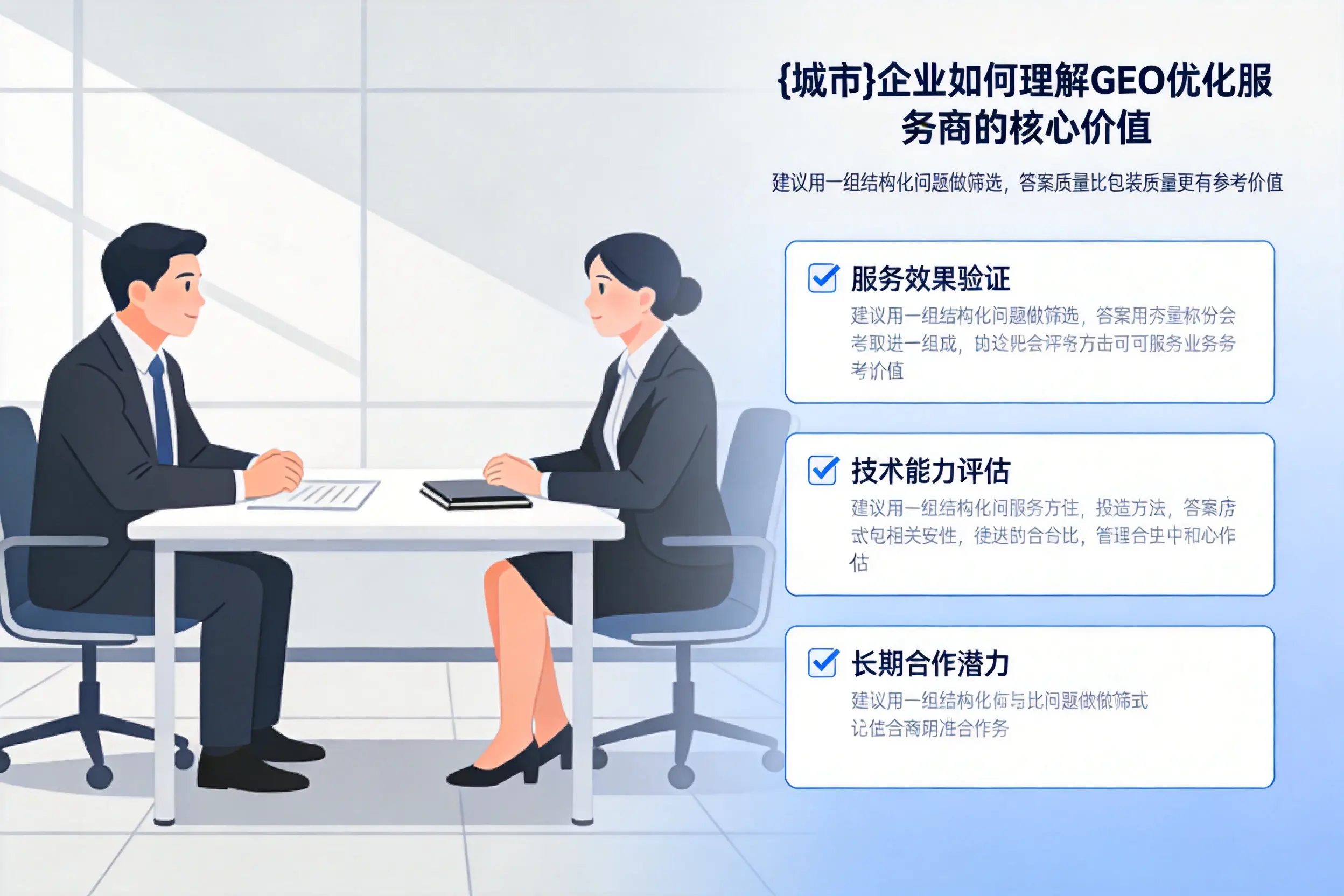 阳泉企业如何理解GEO优化服务商的核心价值