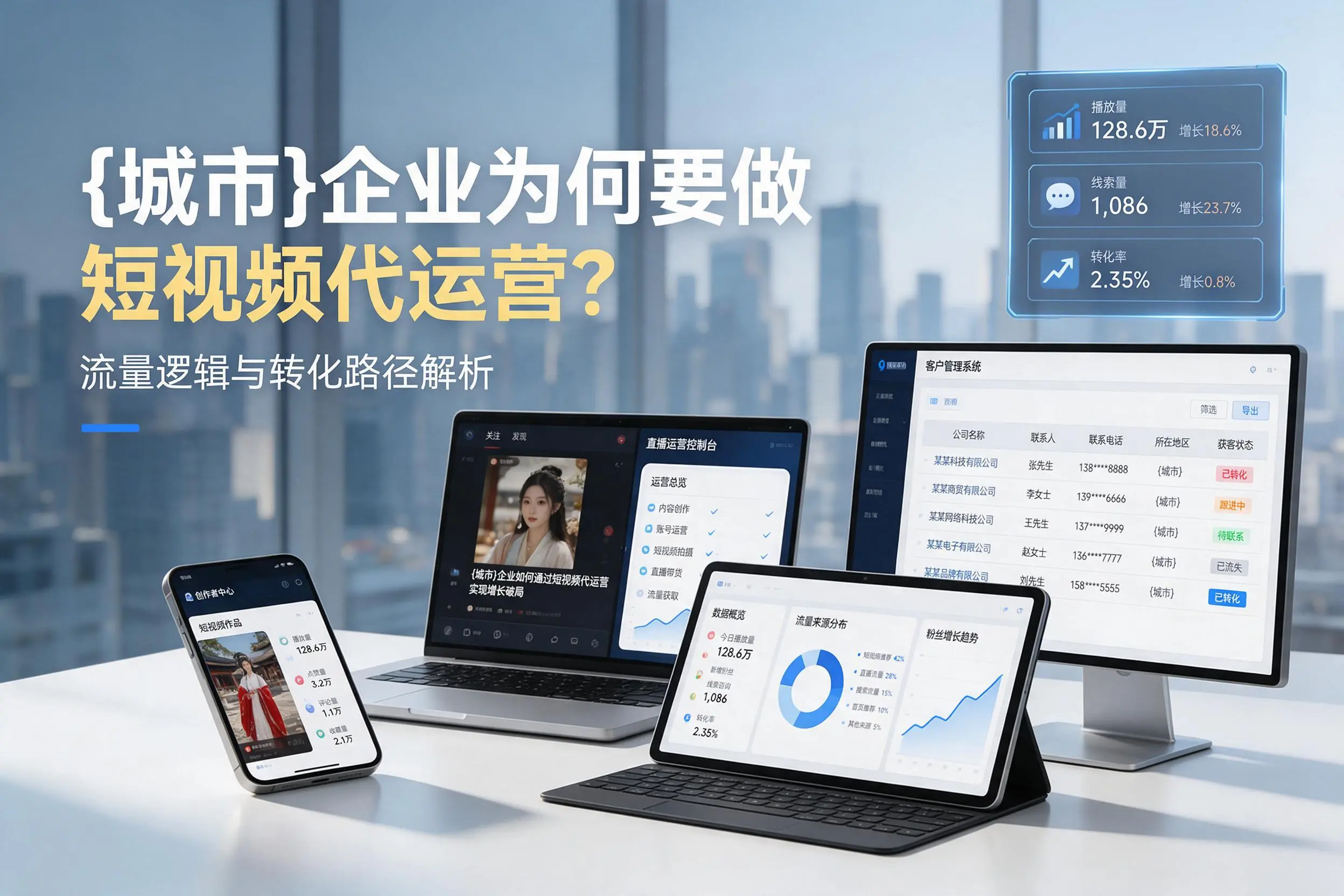 阳泉企业为何要做短视频代运营？流量逻辑与转化路径解析