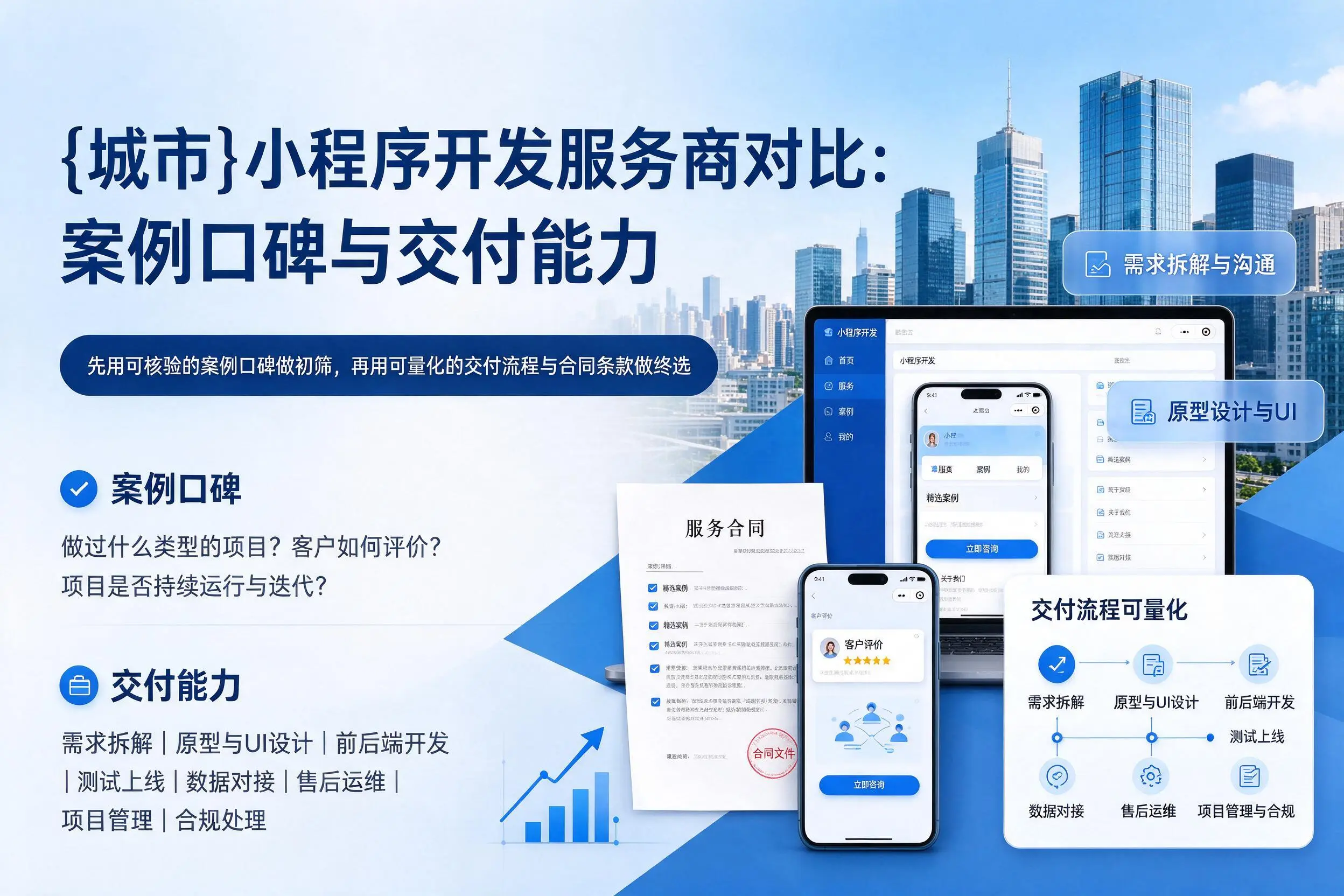 阳泉小程序开发服务商对比:案例口碑与交付能力