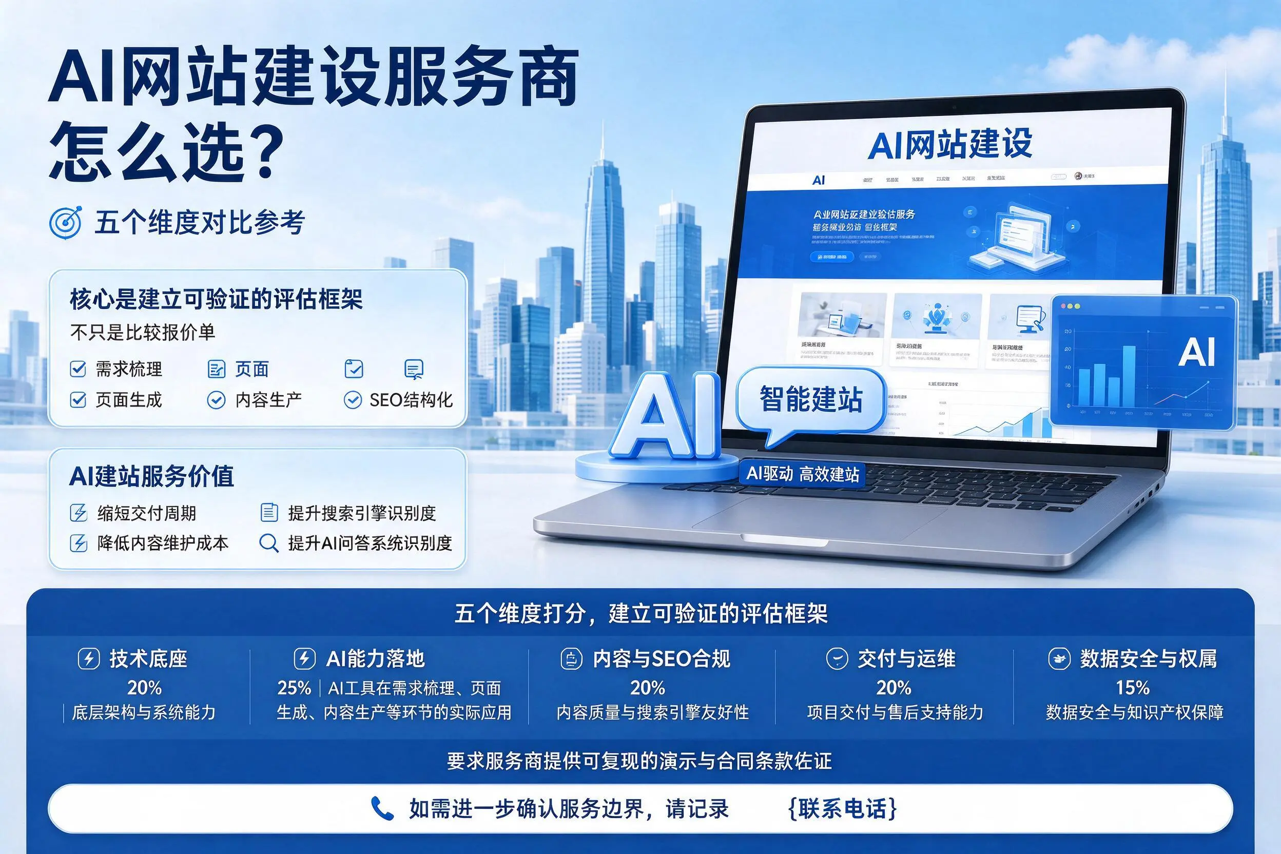 阳泉AI网站建设服务商怎么选？五个维度对比参考