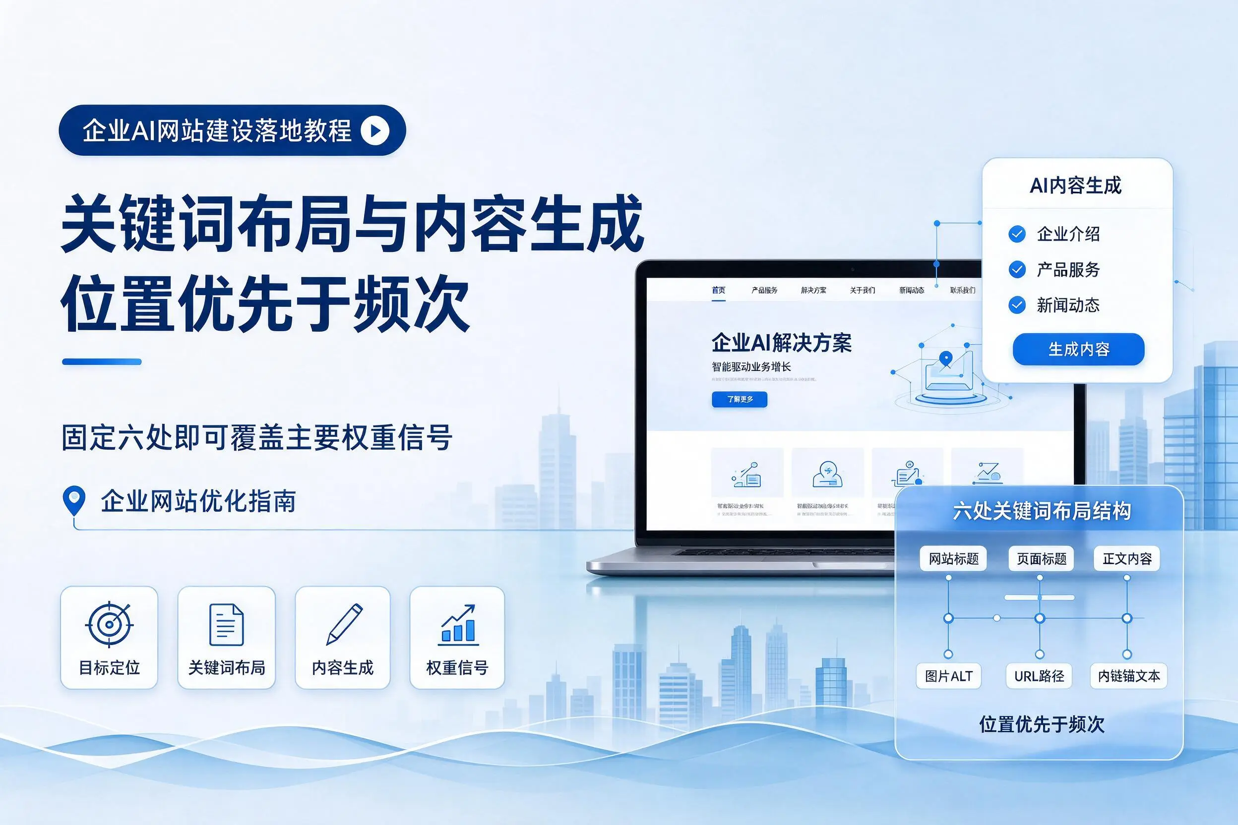 阳泉企业AI网站建设落地教程:关键词布局与内容生成